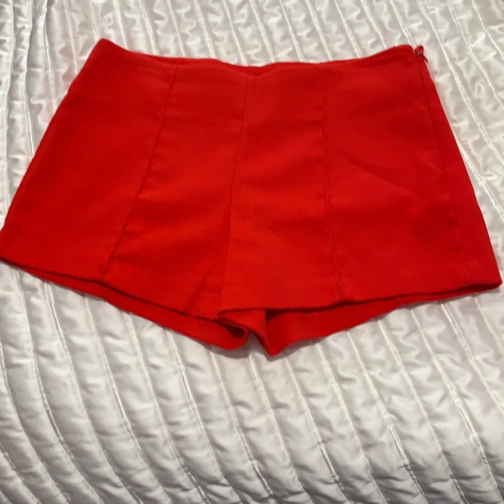 Red shorts